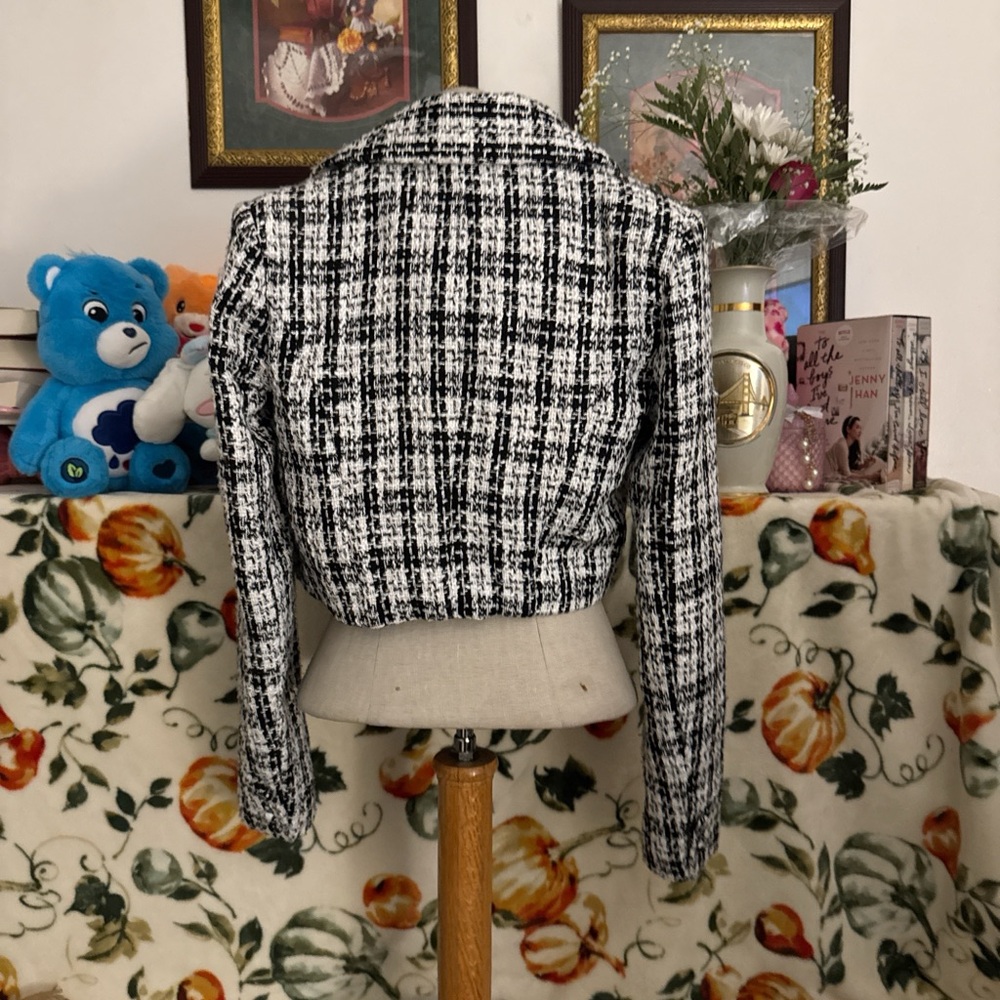 Cropped blazer - Picture 3 of 4